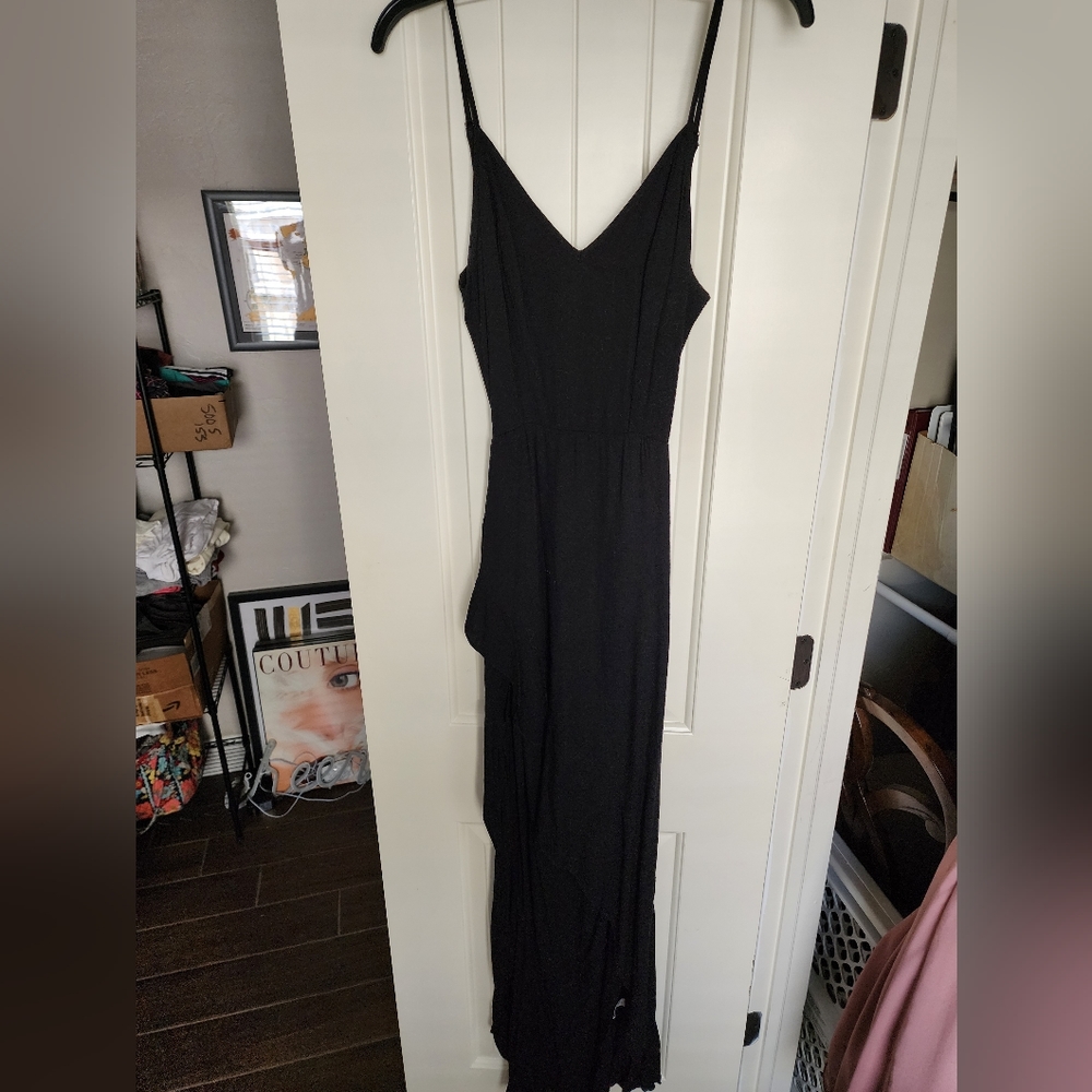 YFB black maxi dress